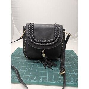 Tom Clovers Crossbody Bag Vegan Leather Black